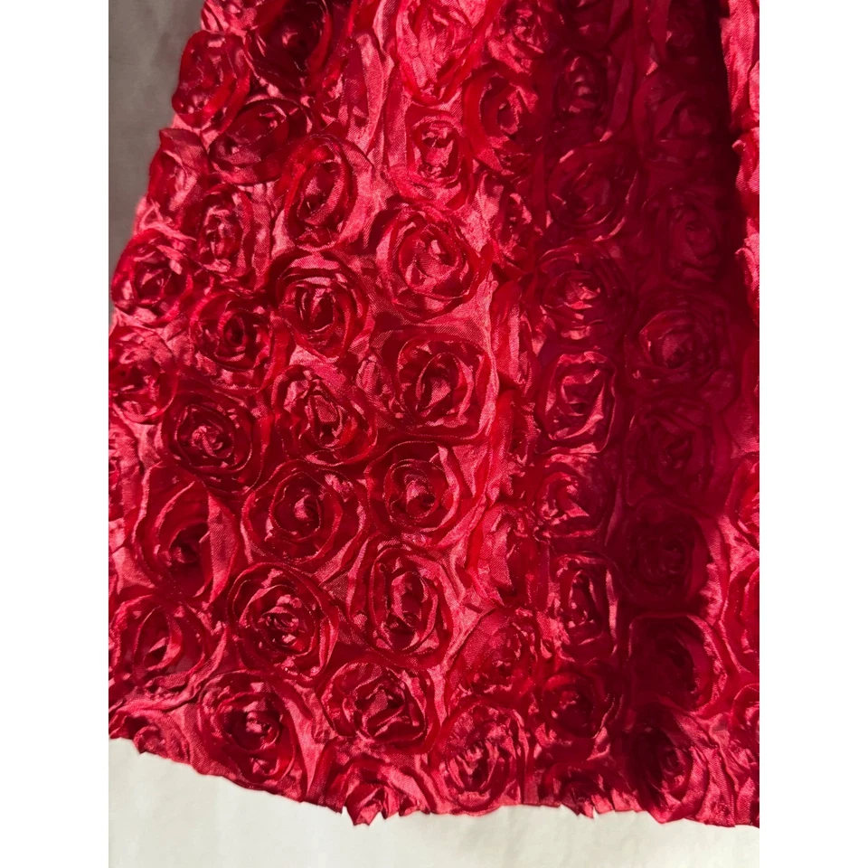 Vestido Cherokee 9M Roseta Rojo con Bolero Encogimiento de Encogimiento de Encogimiento Infantil Niño Fiesta Navidad Foto 3 de 4