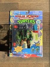 Teenage Mutant Ninja Turtles TMNT Ninja Power Mutatin' Rocksteady 1996 MOC