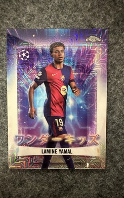 2024-25 Topps Uefa Club Competitions Japan Edition Wonderkids Chrome Lamine WK-5