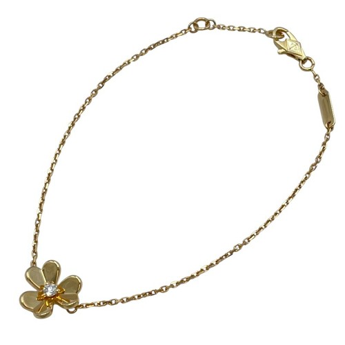 Van Cleef & Arpels Frivole Bracelet Mini Gold Au750 Jewelry 2.3g