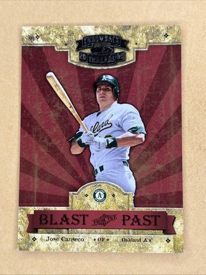2004 Donruss Throwback Threads #BP-15 Jose Canseco Blast From the Past 538/1500