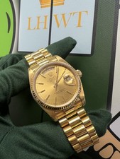 Rolex Day Date 36mm Yellow Gold Model- 18038 - Champagne Dial Lh Watch Trade
