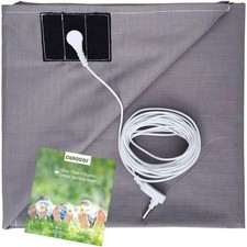 Grounding Sheets with Cord - Silver Fiber 27x52 Inch,