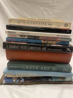 Lot Of 12 Art Books Painting Artists Picasso Matisse Monet Great Works Of Art