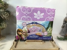 NEW Disney FROZEN Full Sheet Set 4 Piece Cotton Rich Ultra Soft Pre-Washed New