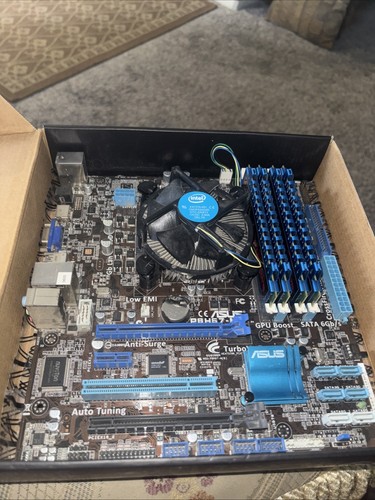 ASUS P8H67-M MOTHERBOARD (Tested And Working) W/ CPU &ram