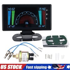 5lcd Digital 6in1 Car Dash Gauge Tachometervolthourwater Tempoil Temp Meter 5lcd Digital 6in1 Car Dash Gauge Tachometervolthourwater Tempoil Temp Meter