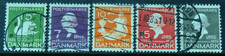 Denmark 1935 5 values to 20 ore SG 292/6 Used cat £6