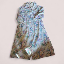 Vintage Ladies Women House Coat Robe Duster Large Retro Granny Core Farmhouse