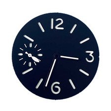 34.5mm Green Luminous Watch Dial With Watch Hands For ETA 6497 ST3600 Movement X