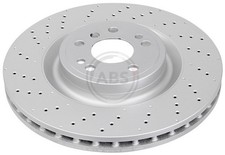 2x Bremsscheibe BESCHICHTET A.B.S. 18253 f&uuml;r MERCEDES C292 KLASSE GLE W166 250