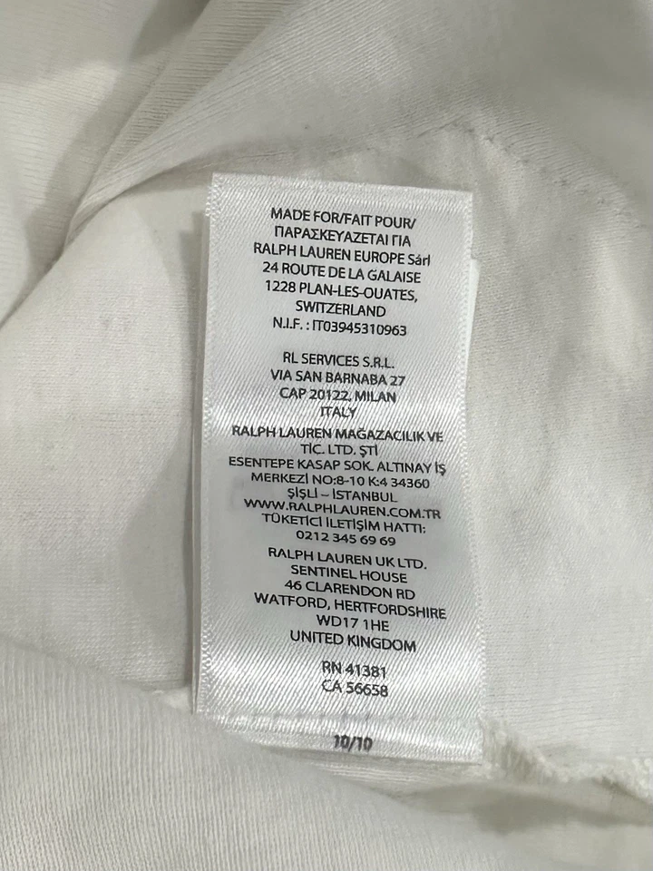 Girls Polo Ralph Lauren T-Shirt Size Small - Image 4 of 4