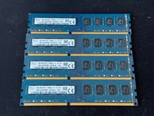 LOT OF 4 SK Hynix 8GB 2Rx8 PC3L-12800U-HMT41GU6AFR8A-PB COMPUTER Desktop Memory