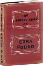 Ezra Pound & T.S. Eliot-LITERARY ESSAYS OF EZRA POUND-1954-1ST US ED-1/2000 CC