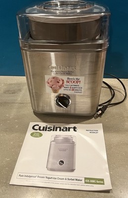 Cuisinart CIM-60 2 Qt Electric Ice Cream Frozen Yogurt Sorbet Maker