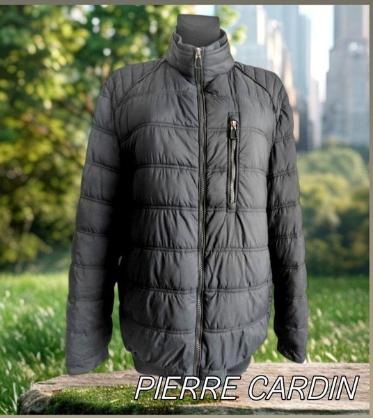 Men Pierre Cardin Jacket Black Duck Down L