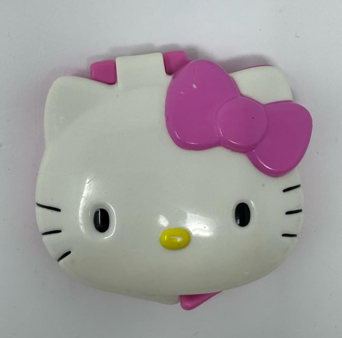 Hello Kitty Compact Make-Up Mirror Lip Gloss HTF Vintage
