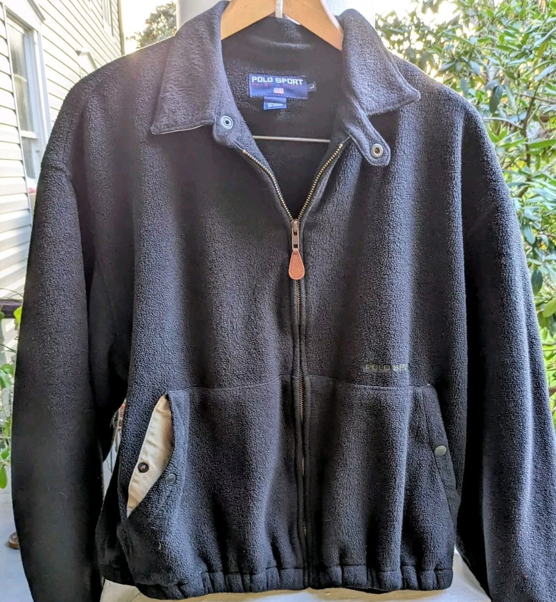 Vintage Polo Sport Ralph Lauren Fleece Jacket*Zip-Up*Black Vintage Polo Sport Ralph Lauren Fleece Jacket*Zip-Up*Black