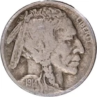 1914-S 5C Buffalo Nickel ~ Fine