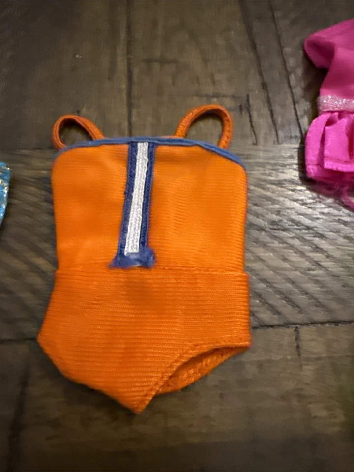 VTG Barbie Swimsuit Lot 22pc 1960s-70s Zebra #850 Bikini Ruffle No Tags - Image 3 of 4