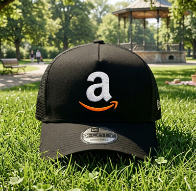 A Embroidered Trucker Hat Snapback Mesh Cap Adjustable Delivery Style Hat