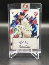 2025 Topps Pristine - David Festa Auto Pulsar Refractor Auto Twins encased 