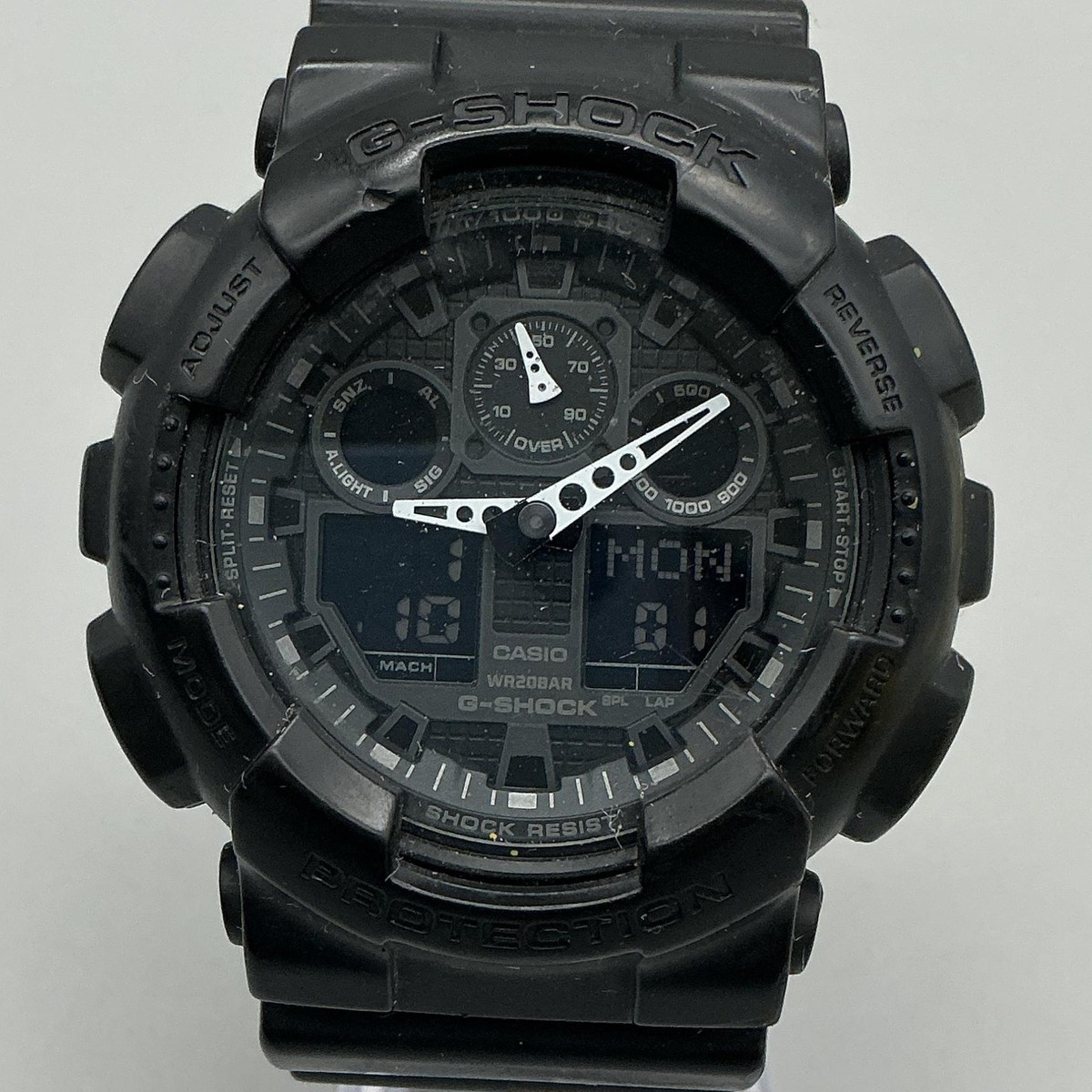 Casio G-Shock 5081 GA-100 Mens Watch 51mm Black Analog Digital