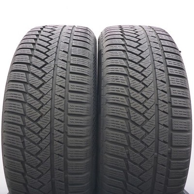 215 55 17 2x CONTINENTAL 215/55 R17 94H TS850 P Winterreifen 2019 6,2mm