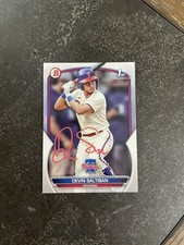 2023 Bowman Draft Devin Saltiban Top Prospect Auto! Paint Pen Sharp 🔥 Ip Signed