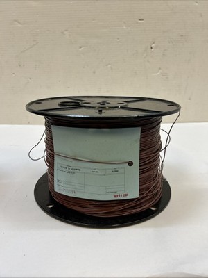 Atlas MIL-DTL-16878/17 TYPE B 600V 105C PVC HOOKUP WIRE 22 19/34 TC .010 6000 
