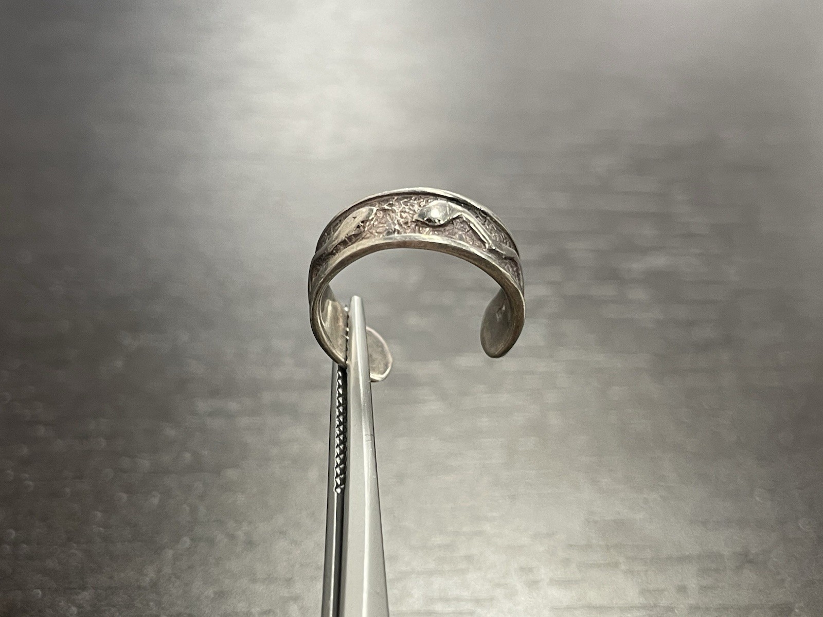 sterling silver adjustable toe ring 925 - image 3