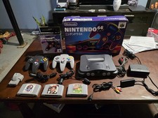 Nintendo 64 Console NUS-001 with Controller  Box Japan Tested N64 System READ