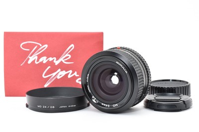 [Top MINT] Minolta New MD NMD 24mm f/2.8 Wide Angle MF Lens From JAPAN #260306