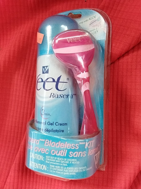 Veet Rasera Bladeless Hair Removal Gel Cream Kit-Aloe Vera 5.1 oz
