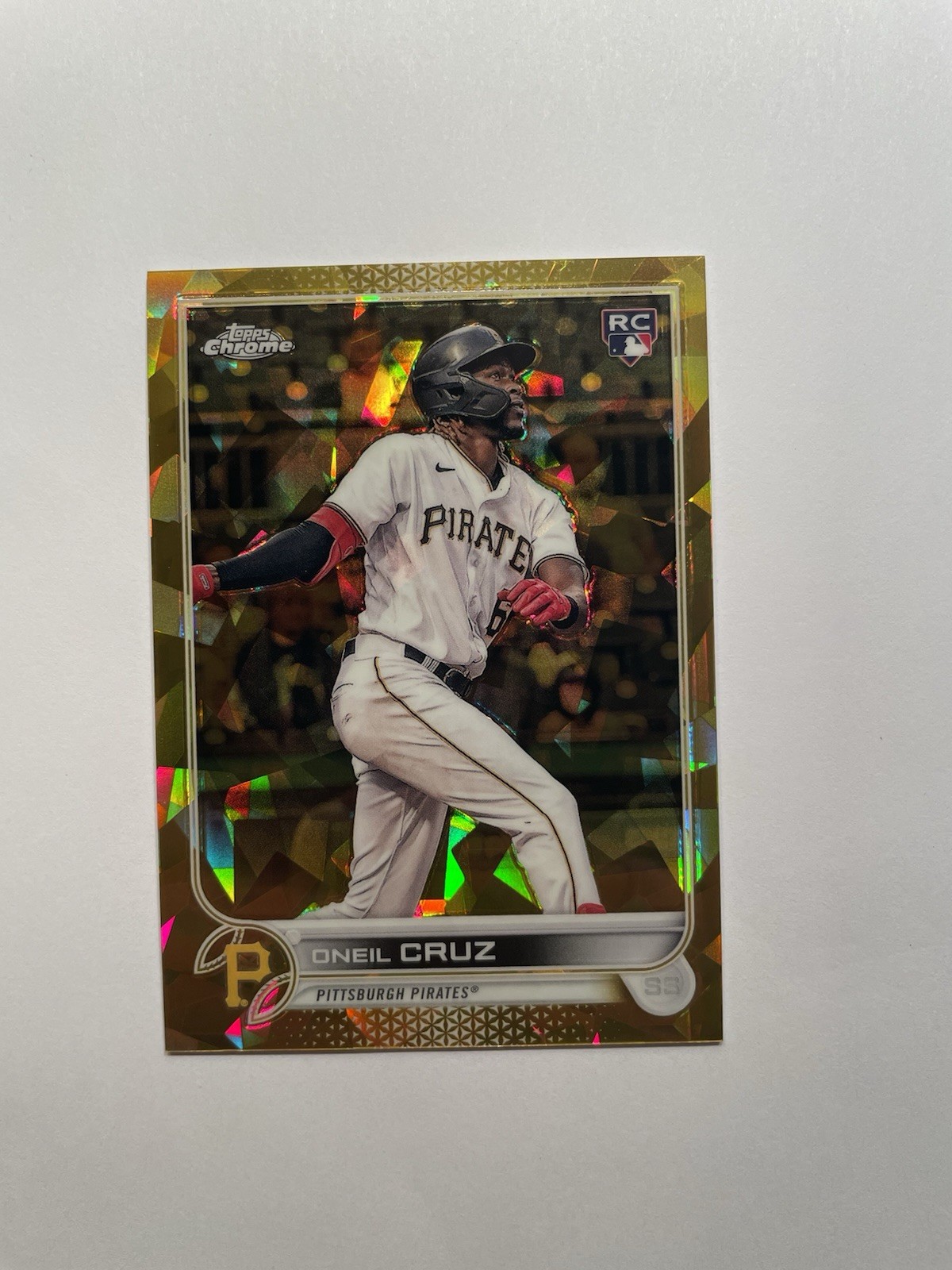 2022 Topps Chrome Sapphire Edition Oneil Cruz #537 Gold /50 (RC)