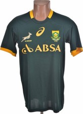 RUGBY UNION SOUTH AFRICA 2010'S HOME SHIRT ASICS SIZE L ADULT