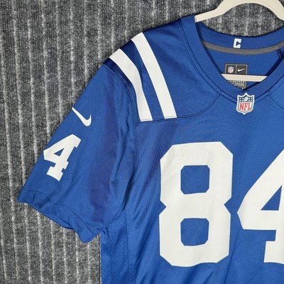 Indianapolis Colts Jersey Mens Medium Blue NFL Football Warren 84