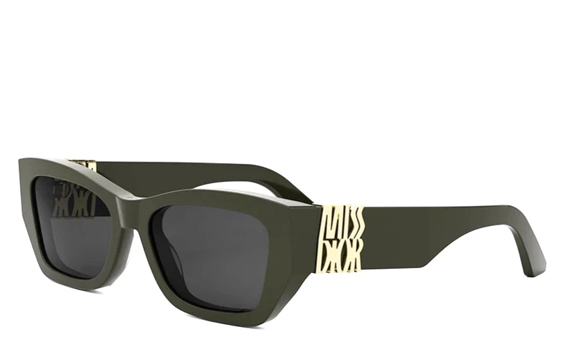 CHRISTIAN DIOR MissDior S1I 55A0 зеленый золото/дым линзы AUTHENTC солнцезащитные очки 53-18 - Изображение 3 из 4