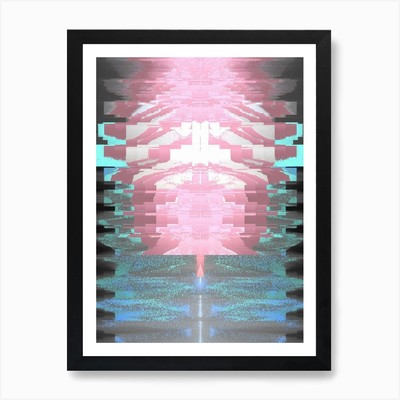 Paradise Slice 2 Kunstdruck gerahmt Wandbild Poster Leinwanddruck Bild