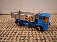 Matchbox SuperKings K4 Leyland Tipper Truck - Blue/Silver - Big MX Issue