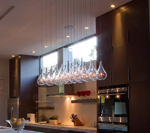 ET2 E20118 Chrome Larmes 37" 24 Light Pendant - Picture 3 of 6