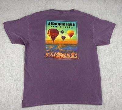 Prairie Mountain T-shirt Large Albuquerque New Mexico Nature Purple Mountains