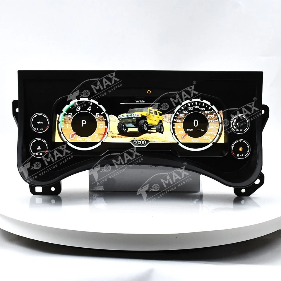 Para Hummer H2 2003-2009 Coche LCD Panel Digital Cluster Pantalla Virtual Foto 4 de 4