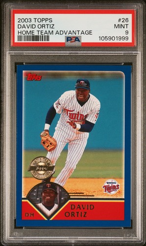 2003 Topps David Ortiz Home Team Advantage #26 PSA 9