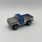 Vintage Tonka Wrecker Service Call 24HR Pickup Tow Truck Grey Blue Kids Toy #1l