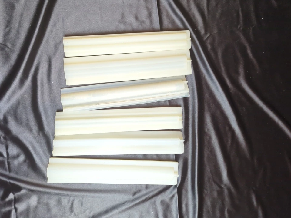 二手硅胶肥皂模具衬里 – 6 件 – 适合制作肥皂面包模具 — 第 3/4 张图片