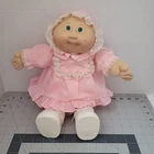 VINTAGE CABBAGE PATCH KIDS 1978 1982 NEWBORN PREEMIE DOLL GREEN EYES  READ