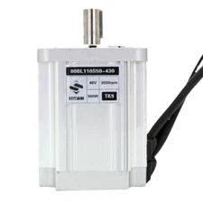 80BL 48V 500W DC Brushless Motor 3000RPM BLDC Motor Support PWM Square Wave