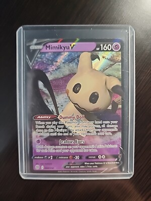Pokémon TCG Mimikyu V Brilliant Stars 068/172 Holo Ultra Rare | eBay