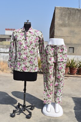 Sleepwear night suit Relaxation outfit Printed night suit Summer nightwear